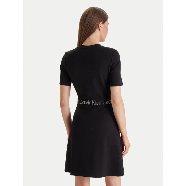 ΓΥΝΑΙΚΕΙΟ SL "TAPE MILANO SS DRESS" ΜΑΥΡΟ CALVIN KLEIN LV047F290G-UB1 - Image 3