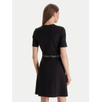 ΓΥΝΑΙΚΕΙΟ SL "TAPE MILANO SS DRESS" ΜΑΥΡΟ CALVIN KLEIN LV047F290G-UB1 - Image 4