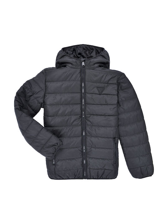 ΠΑΙΔΙΚΟ ΜΠΟΥΦΑΝ UNISEX ΜΑΥΡΟ GUESS H4BJ10WCFM0-JBLK - Image 1