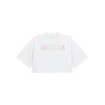 ΠΑΙΔΙΚΗ ΜΠΛΟΥΖΑ ΚΟΝΤΗ ΛΕΥΚΟ ΚΟΡΙΤΣΙ  GUESS J6RI11KCNQ4-G011
