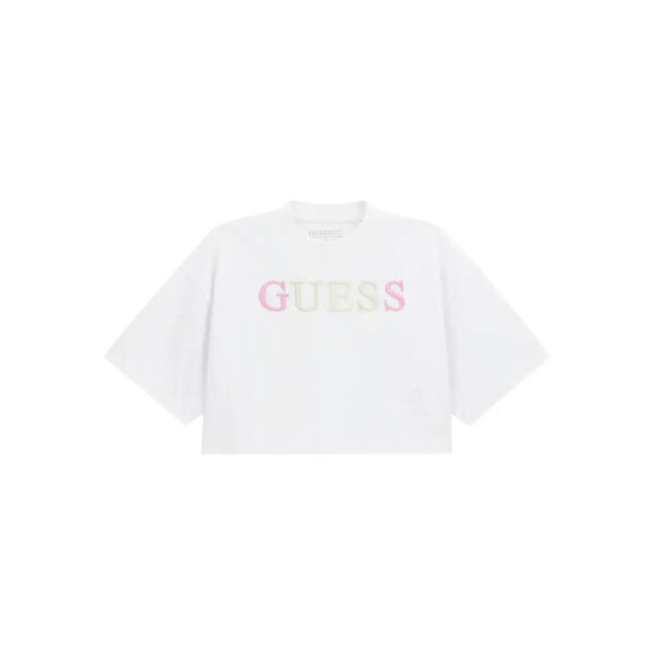 ΠΑΙΔΙΚΗ ΜΠΛΟΥΖΑ ΚΟΝΤΗ ΛΕΥΚΟ ΚΟΡΙΤΣΙ  GUESS J6RI11KCNQ4-G011 - Image 2