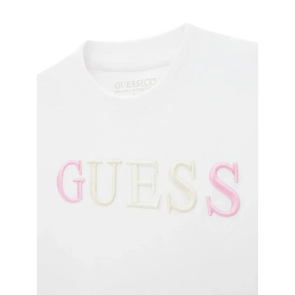 ΠΑΙΔΙΚΗ ΜΠΛΟΥΖΑ ΚΟΝΤΗ ΛΕΥΚΟ ΚΟΡΙΤΣΙ  GUESS J6RI11KCNQ4-G011 - Image 3