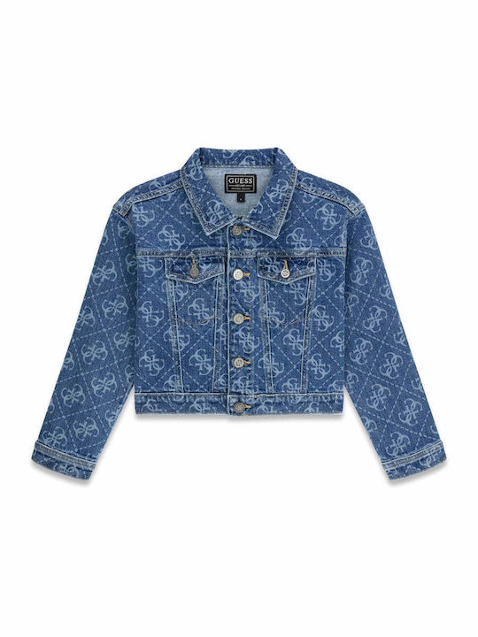 fixedratio_20260216110814_guess_paidiko_casual_mpoufan_mple_j6rl02d5fm0_xi4g ΠΑΙΔΙΚΟ ΤΖΙΝ ΜΠΟΥΦΑΝ ΚΟΡΙΤΣΙ GUESS J6RL02D5FM0-XI4G - Image 1