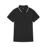 ΠΑΙΔΙΚΗ ΜΠΛΟΥΖΑ POLO ΑΓΟΡΙ ΜΑΥΡΟ GUESS L4GP03KAPY0-JBLK