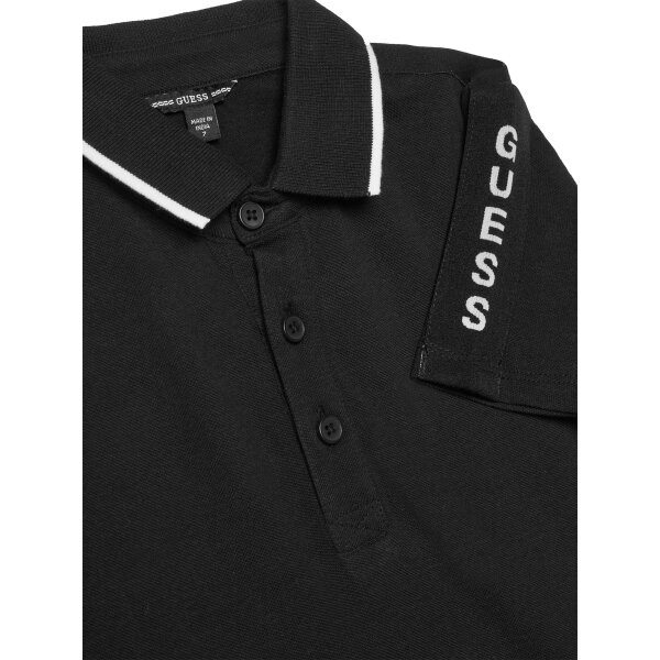ΠΑΙΔΙΚΗ ΜΠΛΟΥΖΑ POLO ΑΓΟΡΙ ΜΑΥΡΟ GUESS L4GP03KAPY0-JBLK - Image 3