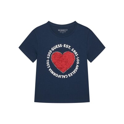 ΠΑΙΔΙΚΗ ΜΠΛΟΥΖΑ ΜΠΛΕ ΚΟΡΙΤΣΙ  GUESS J6RI24K6YW4-G7HR