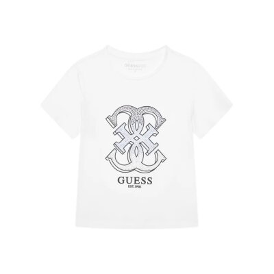 ΠΑΙΔΙΚΗ ΜΠΛΟΥΖΑ ΛΕΥΚΟ ΚΟΡΙΤΣΙ  GUESS J6RI28K6YW4-G011