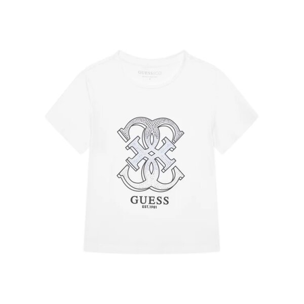 ΠΑΙΔΙΚΗ ΜΠΛΟΥΖΑ ΛΕΥΚΟ ΚΟΡΙΤΣΙ  GUESS J6RI28K6YW4-G011 - Image 3