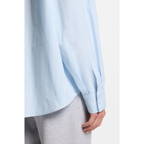 Γυναικείο Πουκάμισο Striped relaxed-fit blouse in cotton poplin HUGO BLUE 50553358-987 - Image 5