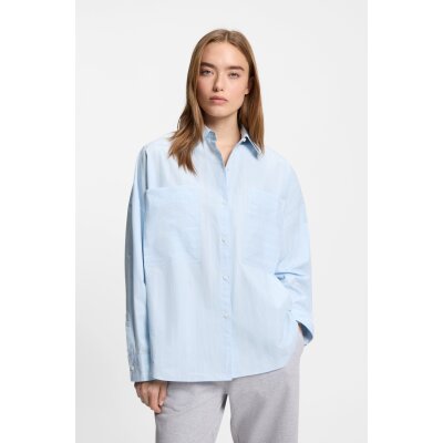 Γυναικείο Πουκάμισο Striped relaxed-fit blouse in cotton poplin HUGO BLUE 50553358-987