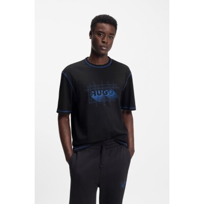 ΑΝΔΡΙΚΗ ΜΠΛΟΥΖΑ ΜΑΥΡΟ HUGO BLUE 50553498-001