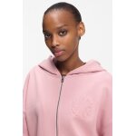Γυναικεία Ζακέτα Cotton-terry zip-up hoodie Oversized PINK HUGO BLUE 50553980-661 - Image 4