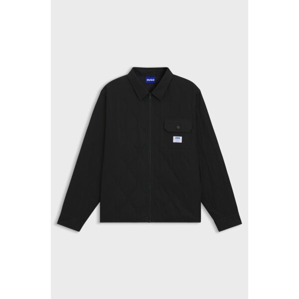 ΑΝΔΡΙΚΟ ΠΟΥΚΑΜΙΣΟ OVER ΜΑΥΡΟ  HUGO BLUE 50555399-001 - Image 2