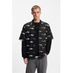 ΑΝΔΡΙΚΟ ΠΟΥΚΑΜΙΣΟ ΜΑΥΡΟ  HUGO BLUE 50555413-001