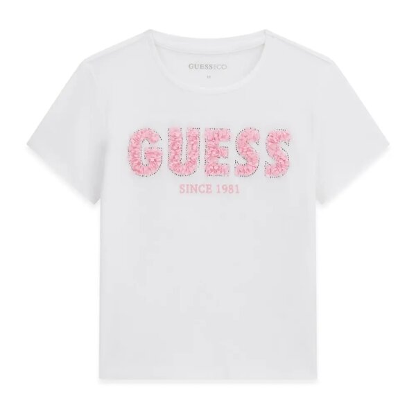 ΠΑΙΔΙΚΗ ΜΠΛΟΥΖΑ ΛΕΥΚΟ ΚΟΡΙΤΣΙ  GUESS J6RI24K6YW4-F0E1 - Image 2
