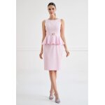 ΓΥΝΑΙΚΕΙΟ MIDI ΦΟΡΕΜΑ ΜΕ PEPLUM ΚΑΙ ΖΩΝΗ ΣΤΗ ΜΕΣΗ DESIREE 08.44011-ps