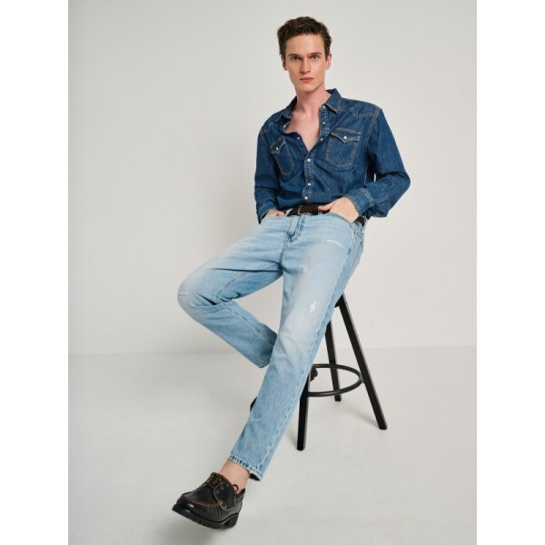 Ανδρικό Παντελόνι Τζιν Devis STAFF GALLERY 5-822.040.S3.055 - Image 7