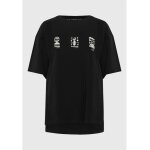 Γυναικεία Μπλούζα Κοντό Μανίκι Και Τύπωμα Funky Buddha FBL013-126-04-BLACK - Image 5