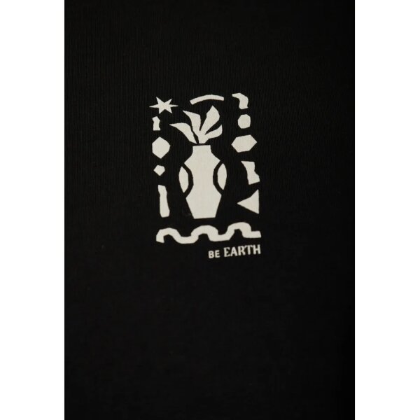 Γυναικεία Μπλούζα Κοντό Μανίκι Και Τύπωμα Funky Buddha FBL013-126-04-BLACK - Image 6