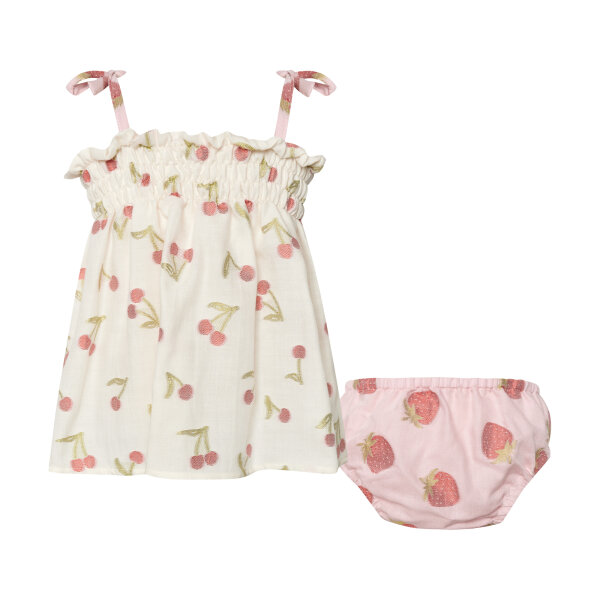 T7077 Summer Tart Baby Set with Dress & Panties Baby Two in a Castle - Image 2