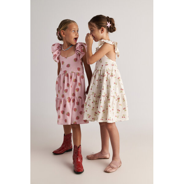 T7079 Ecrou Summer Tart 3-Layer Ruffle Dress for Kids Two in a Castle - Image 4