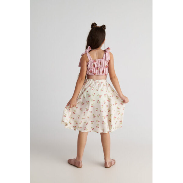 T7080 Summer Tart Set with Top & Midi Skirt for Kids Two in a Castle - Image 3