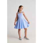 T7100 The Cool Shirt Striped Backless Bow Dress Two in a Castle