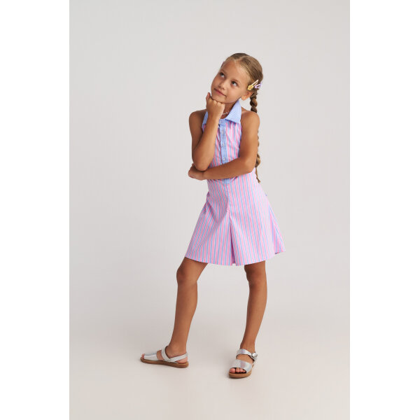 T7102 The Cool Backless Shirt Playsuit Two in a Castle - Image 2