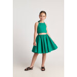 T7113 Bubblegum Forest 2-Piece Circle Dress Two in a Castle Green