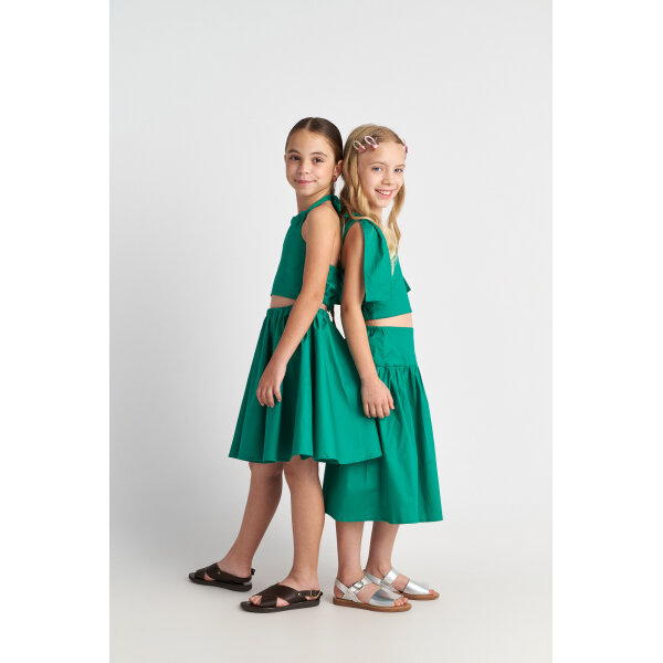 T7113 Bubblegum Forest 2-Piece Circle Dress Two in a Castle Green - Image 3