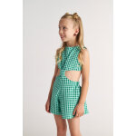 T7177 Forest Sky The Knot Playsuit Two in a Castle