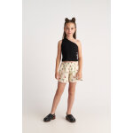 T7207 Little Flowers The Floral Qulted One Shoulder Set Two in a Castle