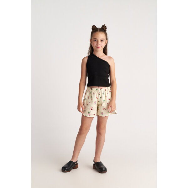 T7207 Little Flowers The Floral Qulted One Shoulder Set Two in a Castle - Image 2