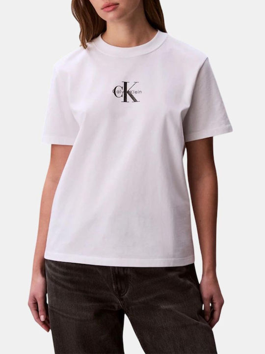 ΓΥΝΑΙΚΕΙΑ ΜΠΛΟΥΖΑ CALVIN KLEIN ΛΕΥΚΟ LV047C856G-YAF - Image 1